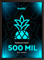Placa Fruitfy 500 mil com LED ciano